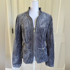 White House Black velvet jacket